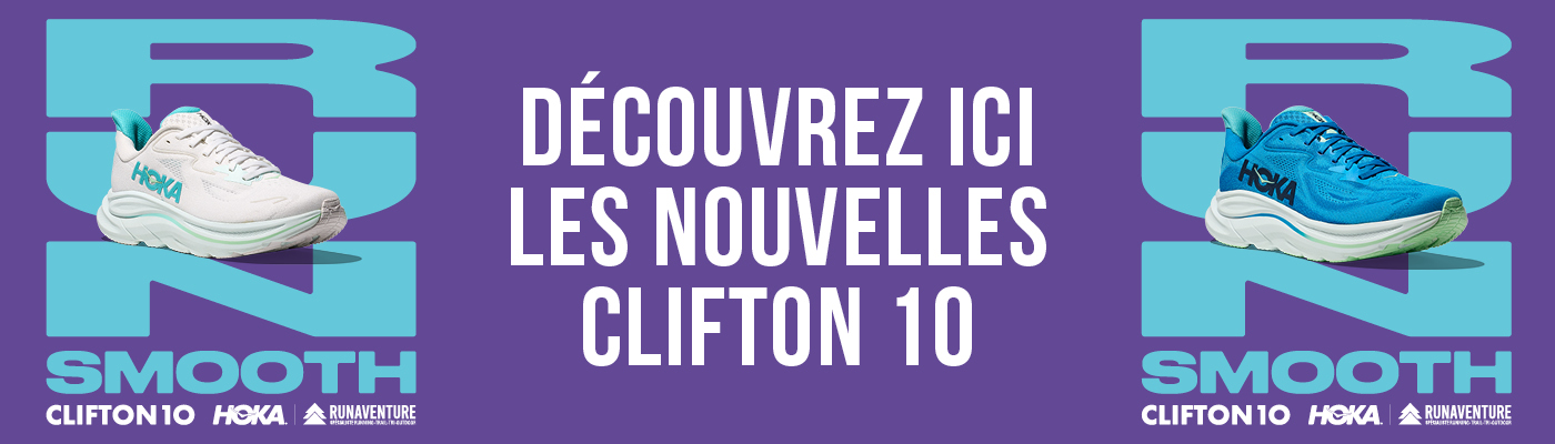 Dcouvrez les nouvelles Hoka Clifton 10