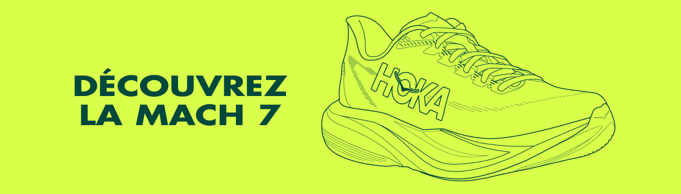 Nouvelles Hoka Mach 7 chez Run Aventure