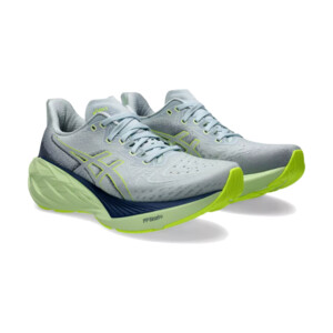 Asics Novablast 4 Cool Grey / Blue Expanse Femme