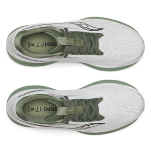 Saucony Ride 18 Homme White/olivine