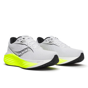 Saucony TRIUMPH 22 White/citron Homme