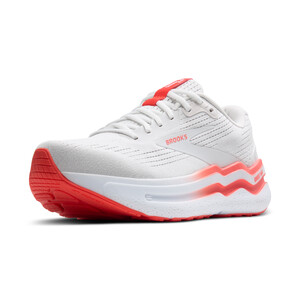 Brooks GHOST MAX 2 Femme White/hot Coral