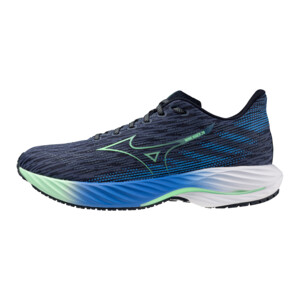 MIZUNO WAVE RIDER Homme Vintage Indigo / Neo Mint / Frontier Blue