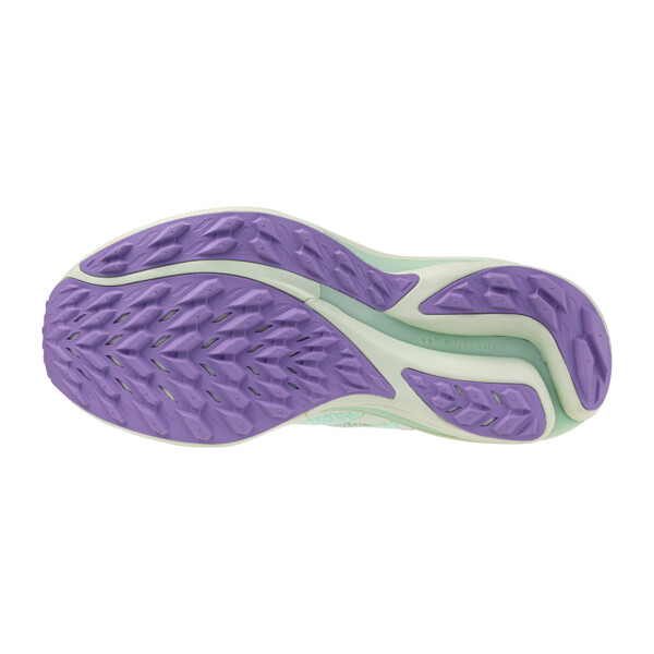 MIZUNO WAVE RIDER TT WOS Femme Bay / Hint Of Mint / Paisley Purple
