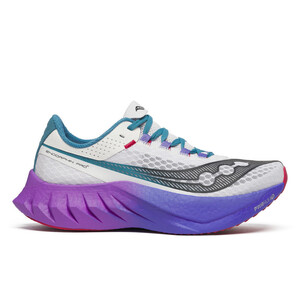 Saucony Endorphin Pro 4 Femme White/shadow