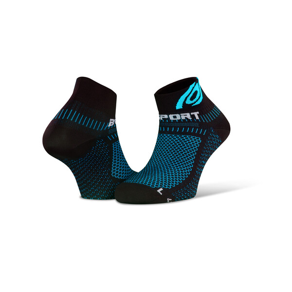 Chaussettes running BV Sport CHAUSSETTE LIGHT 3D NOIR / BLEU