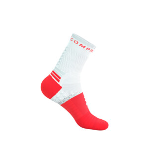 Compressport Pro Marathon Socks V2.0 - Fluo Red/White