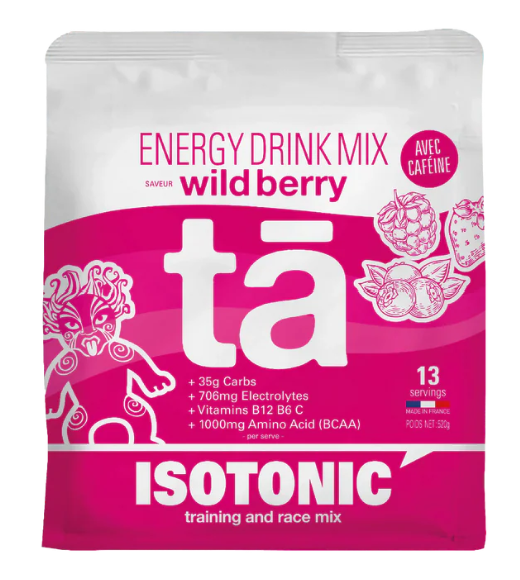 Ta Energy Boisson d'�ffort Isotonic Fruits Rouges - Caf�ine Unisexe