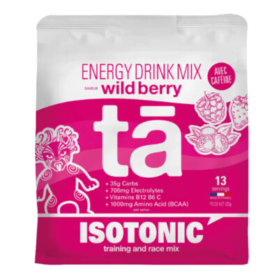 Ta Energy Boisson d'�ffort Isotonic Fruits Rouges - Caf�ine  Unisexe