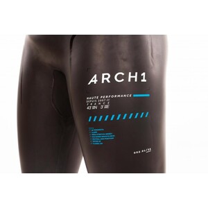 Combinaison de triathlon ZEROD ARCHI Noir/bleu
