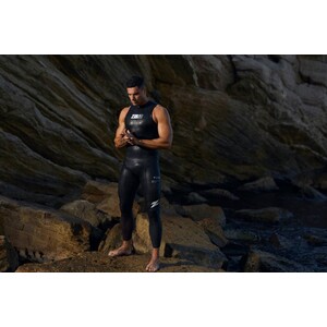 ZEROD FLEX SANS MANCHES Noir/rouge