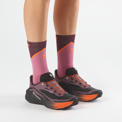 Salomon Genesis 2 femme Huckleberry / Black / Red Orange